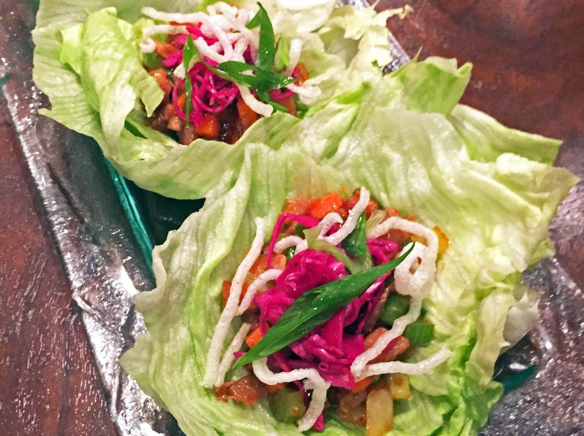 Ki Modern Japanese + Bar's duck lettuce wraps Eat North
