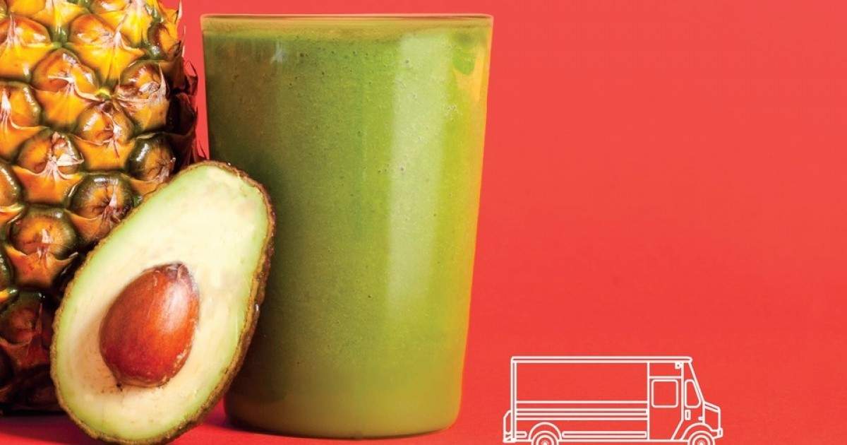 The Juice Truck's Super Berry smoothie Eat North