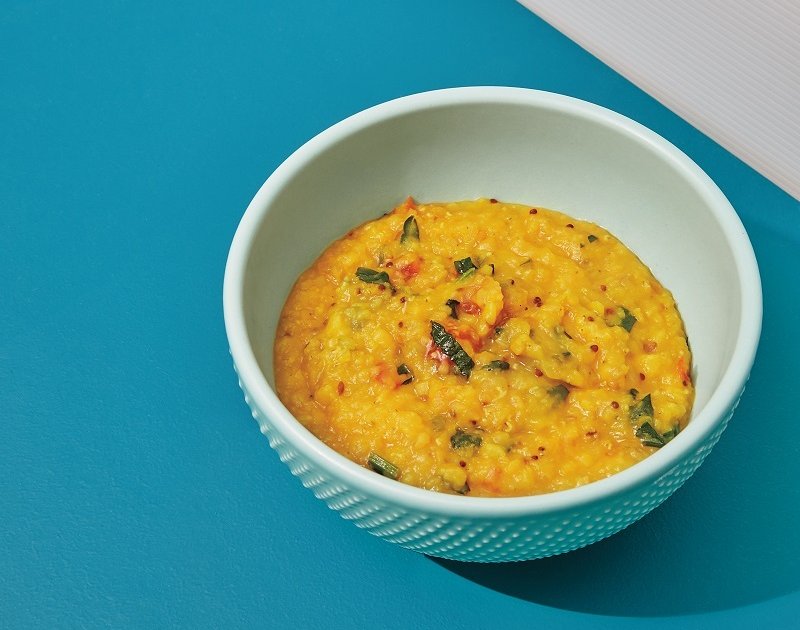 An easy onepot spinach dal from the Little Critics cookbook Eat North