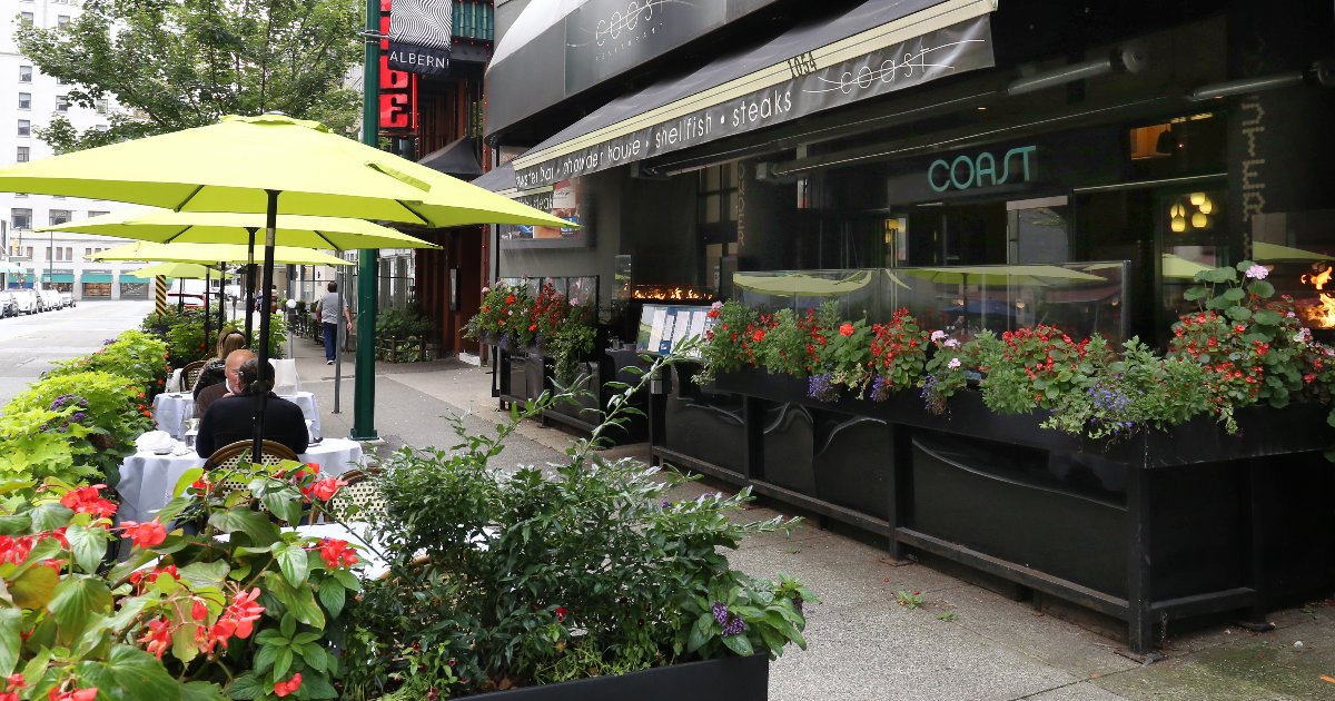 Comprehensive list of Vancouver restaurants currently offering patio