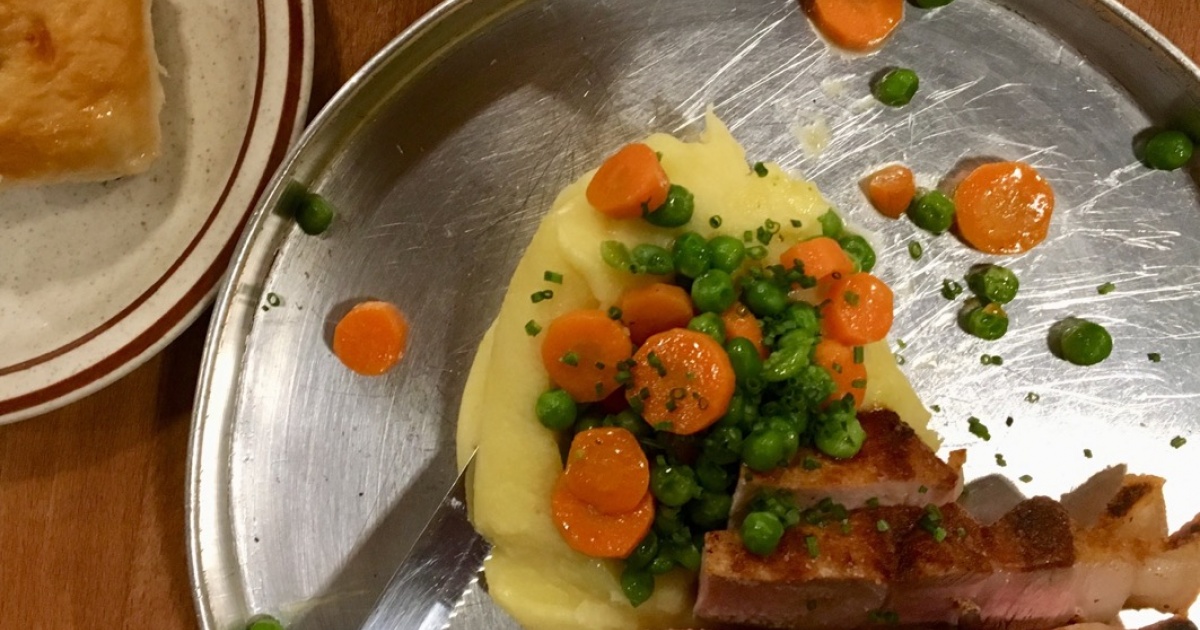 Home on the range dinner at the Camp Cookhouse Eat North