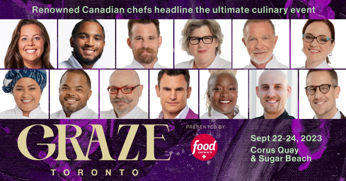 Food Network Canada announces details for 2023 food festival GRAZE