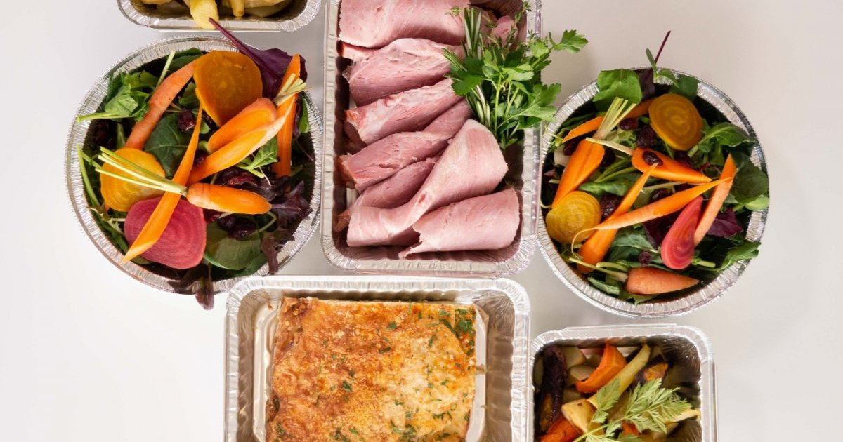 Check it out Calgary Yellow Door Bistro's takehome Easter dinner