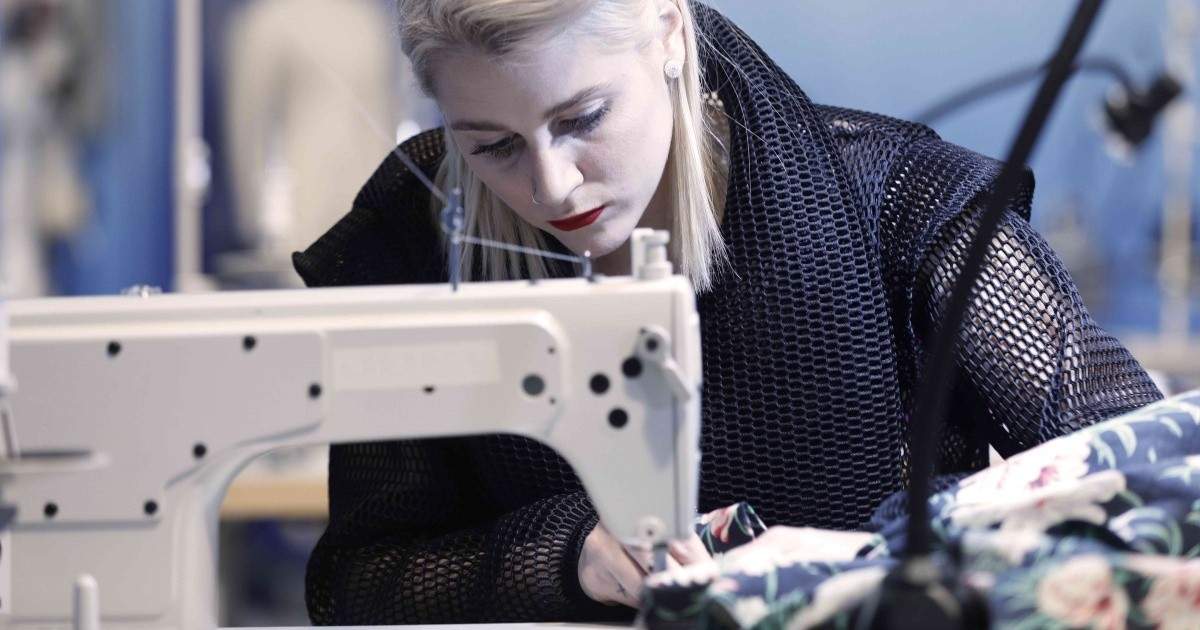 One day in Calgary fashion designer and Stitched! competitor Nicole