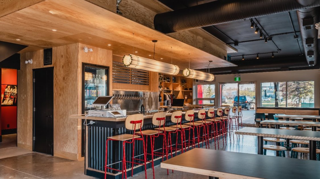 Calgary's Village Brewery opens a slick new taproom Eat North