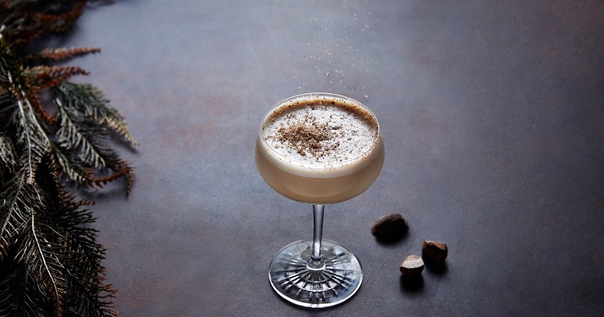 Holiday cocktail recipe Fairmont Pacific Rim's Spiked Eggnog Eat North