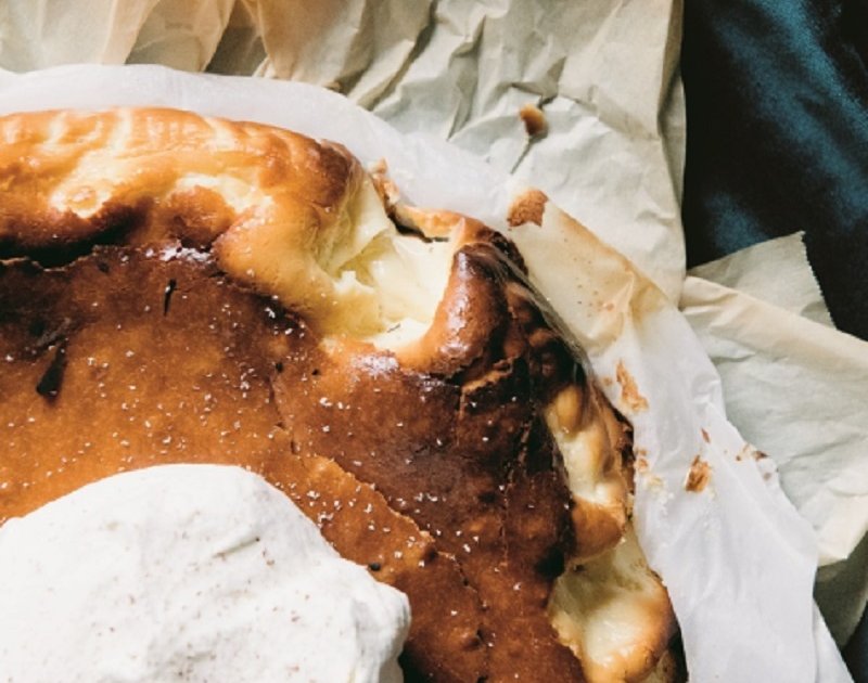 Mary Berg’s eggnog Basque cheesecake Eat North