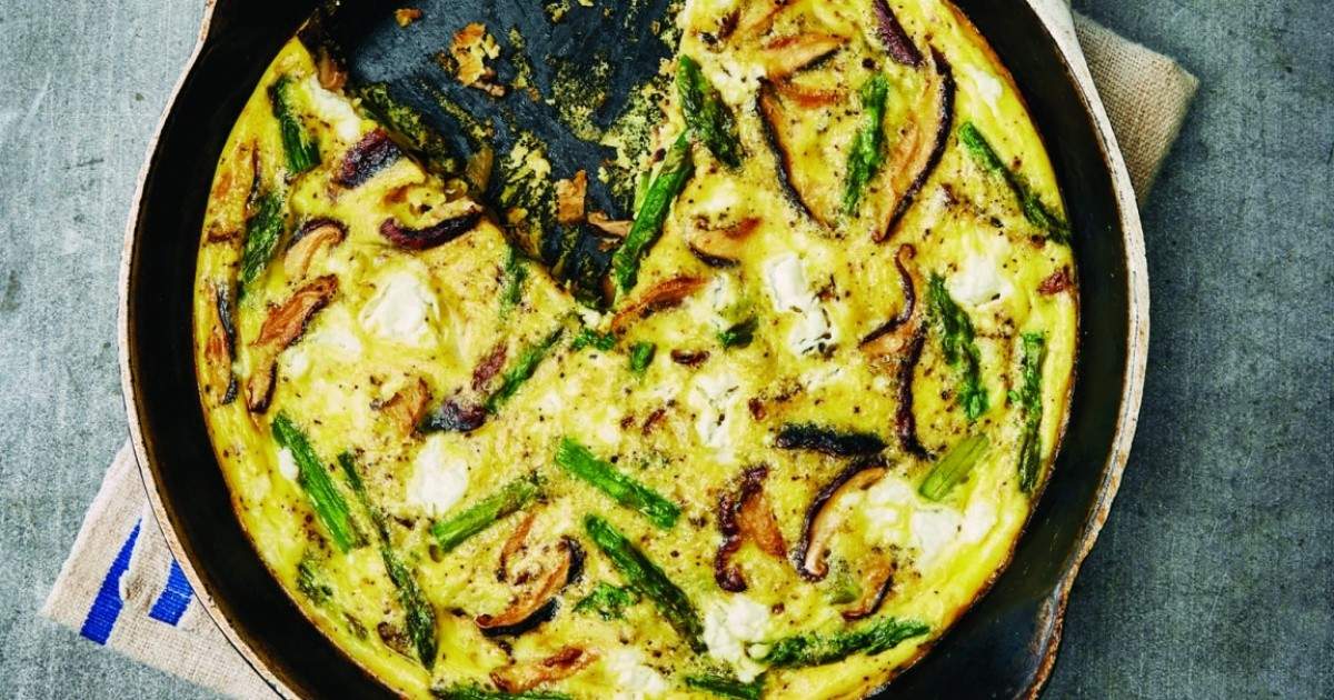 Claire Tansey S Mushroom And Asparagus Frittata Eat North