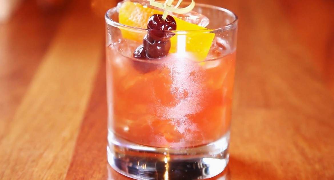 Re-Fashioned: a twist on the classic Old-Fashioned bourbon cocktail