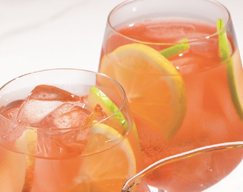Rosé sangria recipe from the new Earls cookbook Eat North