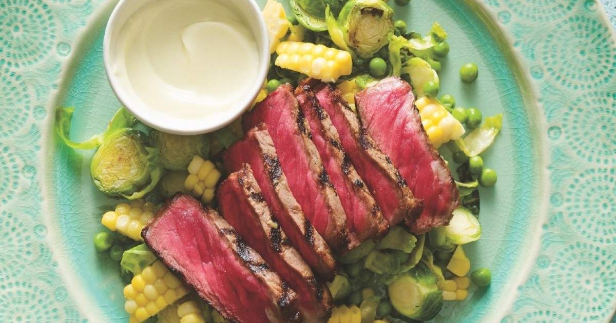 Ricardo's wasabimarinated steak Eat North