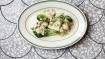 Image for Coquille&#039;s poached halibut with escarole and oyster buerre blanc