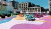 Toronto's RendezViews patio transforms into a colourful art park
