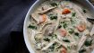Image for Ashley Fehr's creamy turkey, mushroom & rice soup