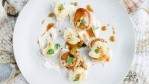 Image for Araxi's seared wild scallops with cauliflower tempura
