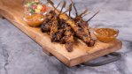 Image for Chef Nuit Regular’s grilled Thai turkey satay skewers
