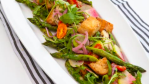 Image for Charred spring asparagus panzanella recipe