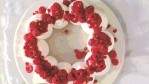 Image for Ricardo's raspberry and pomegranate pavlova wreath