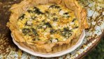 Image for Try this recipe for a wilted greens tart from 'The Side Gardener' cookbook