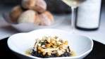 Image for Daily bite: Blue Water Cafe showcases uncommon Ocean Wise proteins in 14th annual  Unsung Heroes Festival. Black Himalayan risotto with giant red sea cucumber, pig's trotter, butternut squash and basil from 2017's Unsung Heroes Festival. Photo courtesy of Leila Likes.