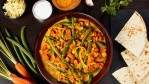 Image for Green Beans &amp; Carrots in Coconut-Turmeric Curry 
