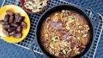 Image for Karine Moulin's date and walnut cake