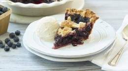 Image for B.C. blueberry lattice top pie