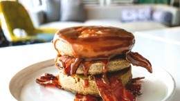 Image for Yellow Door Bistro's Stampede soufflé pancakes