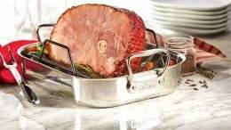 All-Clad stainless steel roaster