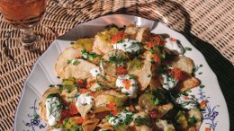 Photos and recipe provided by Penguin Random House. Image for Try Andrea Buckett's recipe for no-bake kettle chip nachos