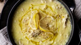 Image for Avgolemono: Lemony Chicken & Rice Soup from My Cypriot Table