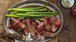 Image for Batch cookbook's venison, moose, or grass-fed beef with brandy raspberry reduction 