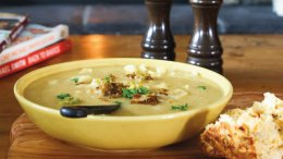 Image for Try this cauliflower and potato soup recipe from 'The Krause Berry Farms Cookbook'