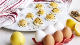 Image for Chef Lynn Crawford's spicy miso devilled eggs