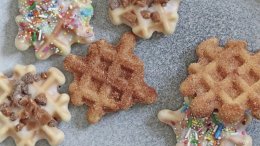 Image for Churro waffle cookies from the Cake and Loaf cookbook
