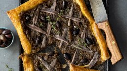 Image for Classic French pissaladière recipe from Bisous and Brioche cookbook