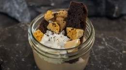 Roger Mooking's cracked caramel and brownies. Photo by Nikolai Cuthill. Roger Mooking's cracked caramel and brownies. Photo by Nikolai Cuthill.