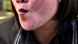 Guess which Canadian food personality is puckering in this photo for your chance to win! Pucker cookbook