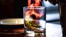 Image for ARC Bar’s Flaming Rosemary Gimlet 