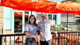 Annabelle's Kitchen's owner Leslie Echino and general manager Chris Joyce.