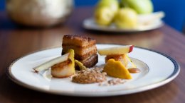 A dish from Naramata Inn, one of the many B.C. businesses you can support through Meyer's Springo. Photo via Naramata Inn's Facebook page.