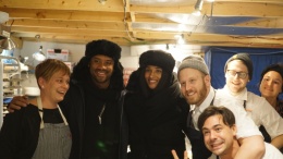 photo courtesy of JP Pedhirney. Image for Daily bite: R&B star Ciara and Seahawks Quarterback Russell Wilson dine at Winnipeg's RAW: Almond