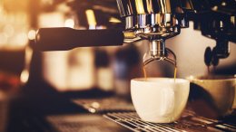 Photo of espresso machine via Unsplash.