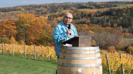 Chief Sidney Peters of the Glooscap First Nation at Devour!’s Beyond Terroir event last year. Photos provided.