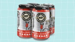 Canadian-made canned Caesar cocktails.