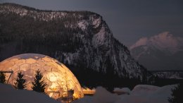 Fairmont Banff Spring's stunning new 360° Dome.