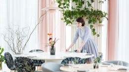 Botanist inside of Vancouver's Fairmont Pacific Rim partnered with New York-based designer Lady and Butler for a beautiful array of staff apparel. Image for How Canadian restaurants collaborate creatively with fashion designers