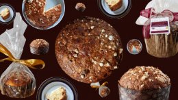Panettone "cover models" from Alforno Bakery & Cafe and Lina's Italian Market in Calgary.