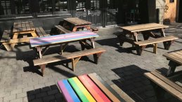 Photo of the Ship and Anchor patio via the pub's Facebook page.