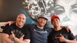 L-R: Daniel Braun, Chris Sills and Edgar Gutierrez of Tres Carnales.
